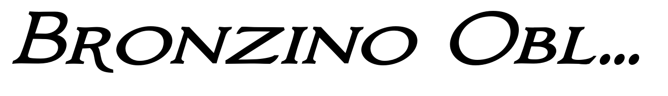Bronzino Oblique